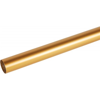 Штанга гладкая 20-160 см сталь цвет золото матовое