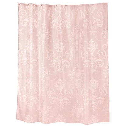 Штора для ванной Oxford 180х200 см цвет розовый