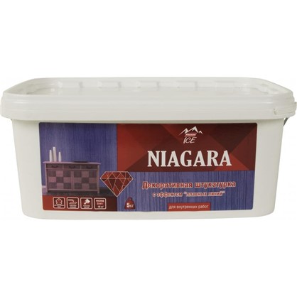 Штукатурка декоративная Parade Ice Niagara 5 кг цвет белый