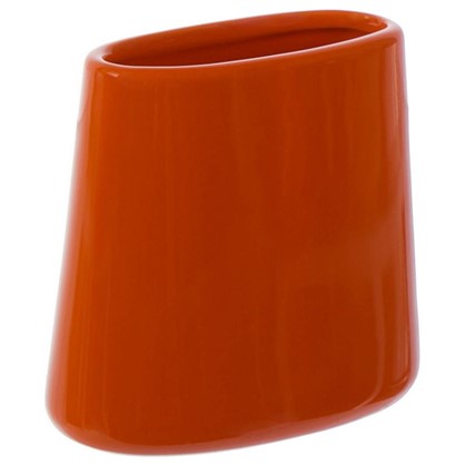 Стакан для зубных щеток настольный Veta керамика цвет оранжевый