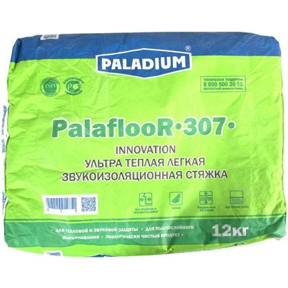 Стяжка пола теплоизоляционная Paladium Palafloor-307 12 кг