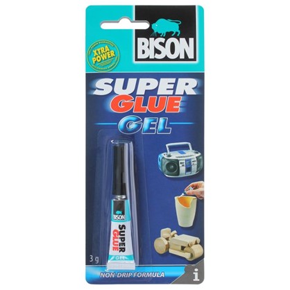 Супер-клей универсальный супер Bison Super Glue Gel 3 г