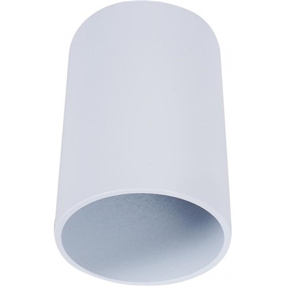 Накладной светильник цилиндрический цоколь GU10 8 см цвет белый
