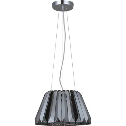 Светильник подвесной Inspire Crystal 1 лампа 2 м2 цвет черный прозрачный/черный хром
