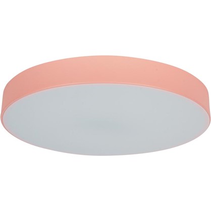 Светильник потолочный светодиодный Color 20 м² цвет розовый