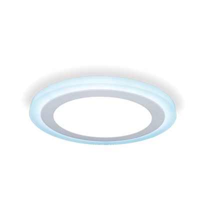 Встраиваемый светильник светодиодный Gauss Backlight BL119 круглый 12/4 Вт 4000 K алюминий/акрил цвет белый