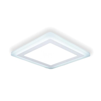 Встраиваемый светильник светодиодный Gauss Backlight BL125 квадратный 12/4 Вт 4000 K алюминий/акрил цвет белый