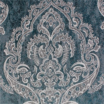 Ткань Дамаск жаккард 280 см цвет бирюзовый