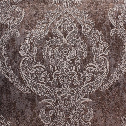 Ткань Дамаск жаккард 280 см цвет коричневый