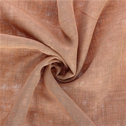 Ткань под лен 285 см цвет светло-коричневый