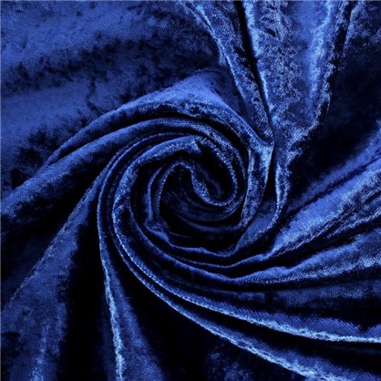 Ткань Тюдор велюр 280 см цвет синий