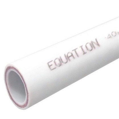 Труба Equation армированная волокном d 40 мм L 2 м полипропилен