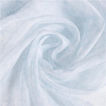 Тюль на ленте Море Карлин 250х260 см цвет голубой