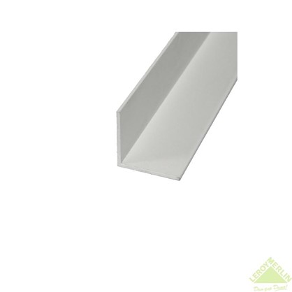 Уголок алюминиевый 30х30х1.5 1 м белый муар