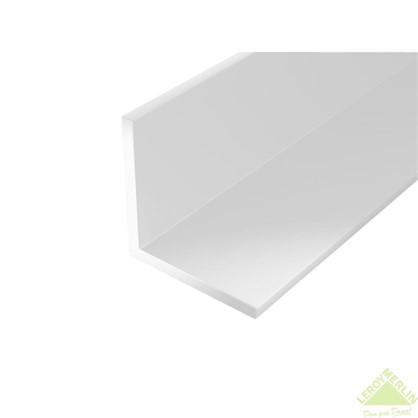 Уголок ПВХ 15x15x1.2x2000 мм цвет белый