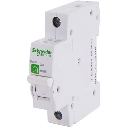 Автоматический выключатель Schneider Electric Resi9 1 полюс 50 A