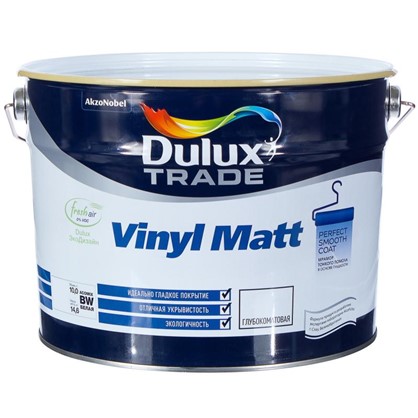 Водно-дисперсионная краска Dulux Vinyl Matt база BW 10 л в 