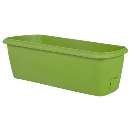 Ящик балконный Жардин зелёный 60 см пластик