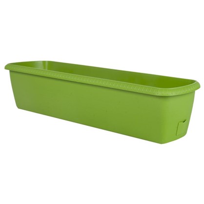 Ящик балконный Жардин зелёный 80 см пластик