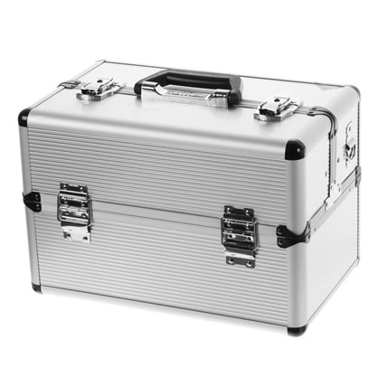 Ящик для инструмента Dexter 365х225х250 мм алюминий/ДВП цвет серебро
