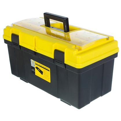 Ящик для инструмента Systec 290х300х590 мм пластик цвет черно-желтый