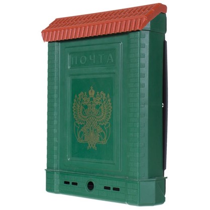 Ящик почтовый Премиум внутренний цвет зелёный