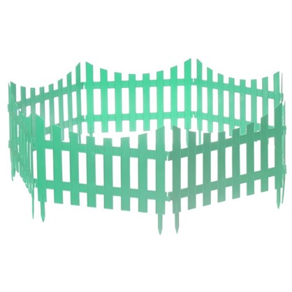 Забор декоративный №7 3 м цвет зелёный