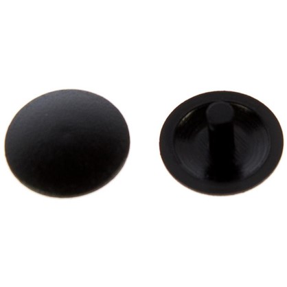 Заглушка на шуруп-стяжку PZ 5 мм полиэтилен цвет черный 40 шт.