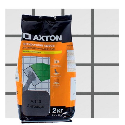 Цементная затирка Axton А.140 2 кг цвет антрацит
