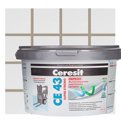 Цементная затирка Ceresit CE 43/2 водоотталкивающая цвет багамы