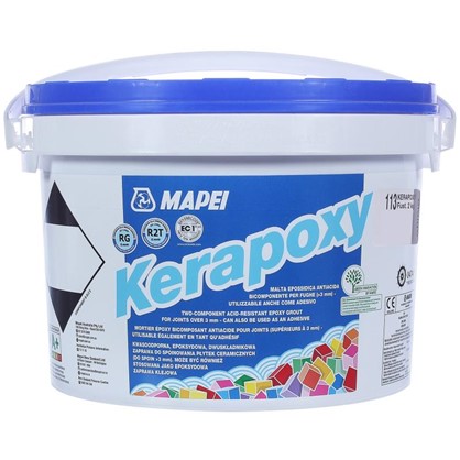 Эпоксидная затирка Kerapoxy N.113 цвет тёмно-серый 2 кг