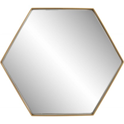 Зеркало Ferro 25х21 см цвет золотой