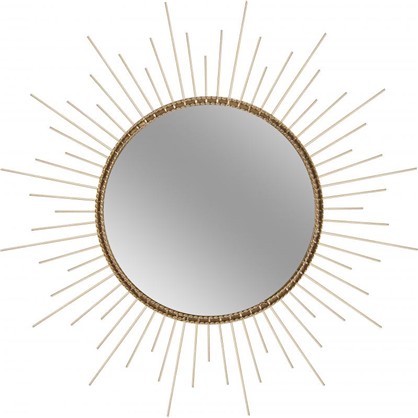 Зеркало в раме Золотые лучи 50 см