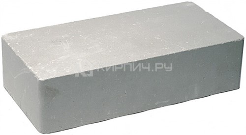 Кирпич одинарный М-250 серый гладкий