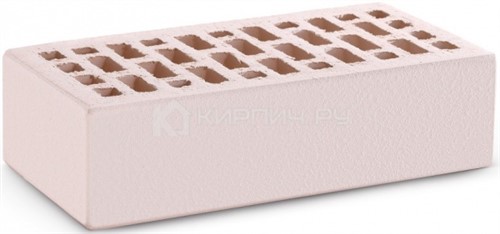 Кирпич для фасада белый одинарный гладкий М-150 КС-Керамик