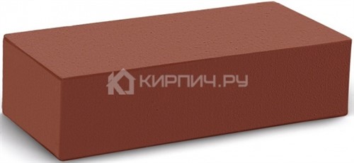 Кирпич для фасада гляссе одинарный гладкий полнотелый М-300 КС-Керамик