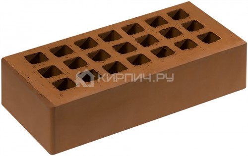 Кирпич для фасада какао одинарный гладкий М-150 Саранск в 