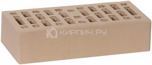 Кирпич для фасада капучино одинарный гладкий М-150 Ростов