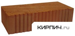 Кирпич строительный полнотелый одинарный М-125 рифленый Ржевкирпич в 