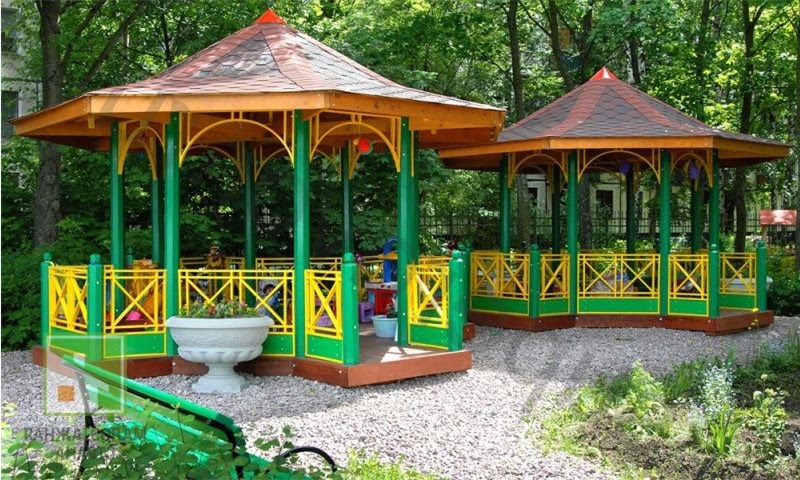 Покраска беседки 2025: современные материалы и технологии для защиты древесины