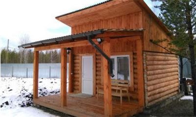 Все о строительстве и обслуживании односкатной крыши для бани