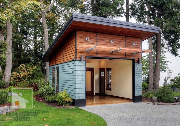 Как сделать односкатную крышу из профнастила на гараж: инструкция для 2025 года