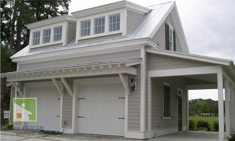 Гараж с мансардой: от фундамента до кровли