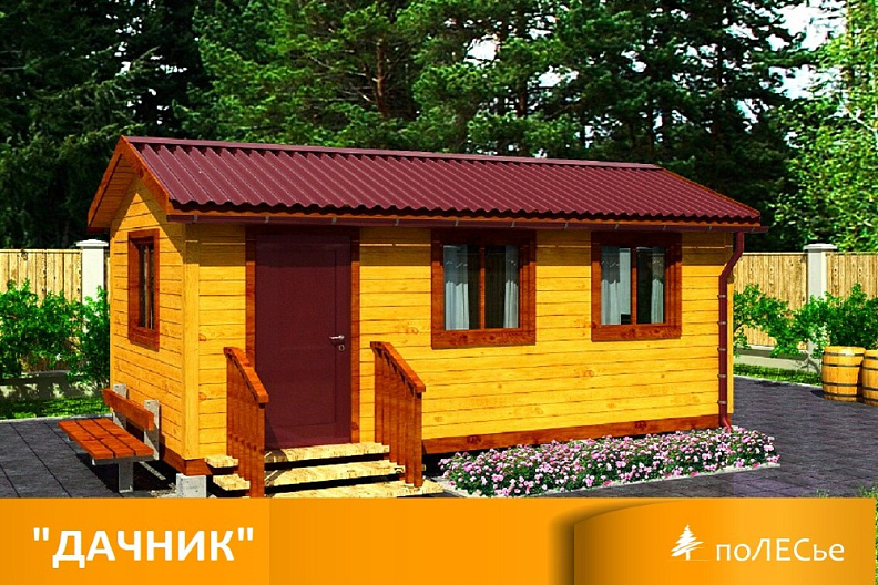  Дачник, площадью 18 м²