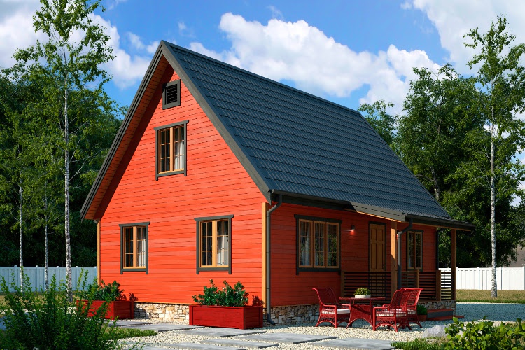 Проект дома Дачник 6x9