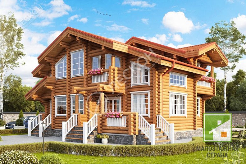 Проект дома Тайга, площадью 162.8 м²